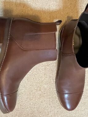 Cole Haan Brown Leather Chelsea Boots
